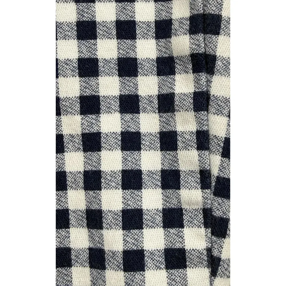 St John's Bay Bermuda Shorts Blue White Gingham Check Stretch Womens 12